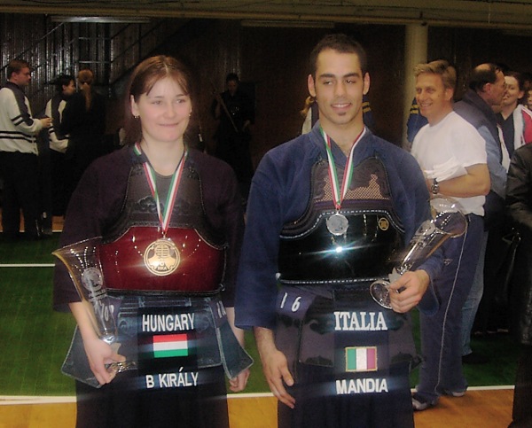 Barbara Kirly (HUN) a Fabrizio Mandia (ITA)